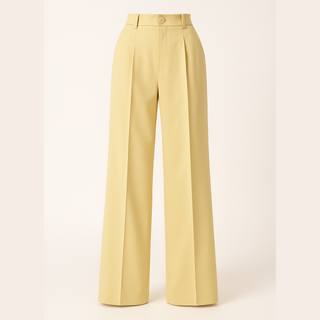 LILA - Butter Yellow Pantalon Studio Unknown