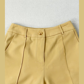 LILA - Butter Yellow Pantalon Studio Unknown