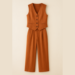 SOPHIA - Oranje Co-Ord Studio Unknown